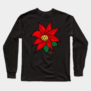 Pointsettias Long Sleeve T-Shirt